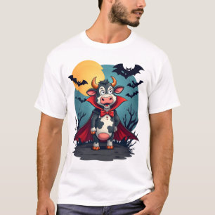 Camiseta Drácula De Vaca Sobe