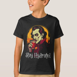 Camiseta Dracula Halloween Trick Ou Trate Vamp Spooky