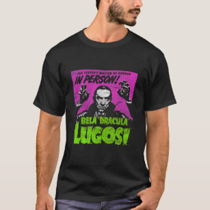 Camiseta Dracula Lugosi Mestre de Filme de Horror Esse