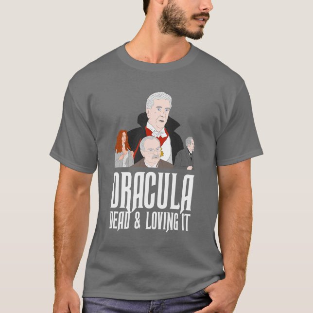 Camiseta Drácula: Morto e Feliz (Frente)