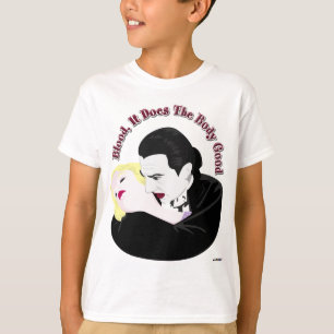 Camiseta Drácula, o sangue faz bem ao corpo