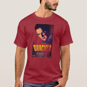 Camiseta Drácula - poster de filme de 1931