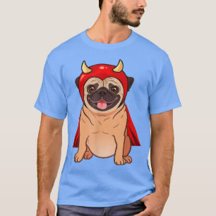 Camiseta Dracula Vampiro Pug Cachorro Cujo Cachorro De Hall