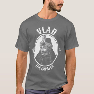 Camiseta Dracula Vladhe Impaler Morto Goth garoto