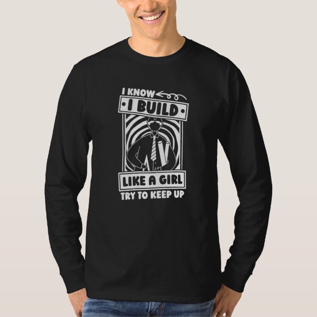 Camiseta Draftsman Humor House  Civil Engineer Buildings Ar (Frente)