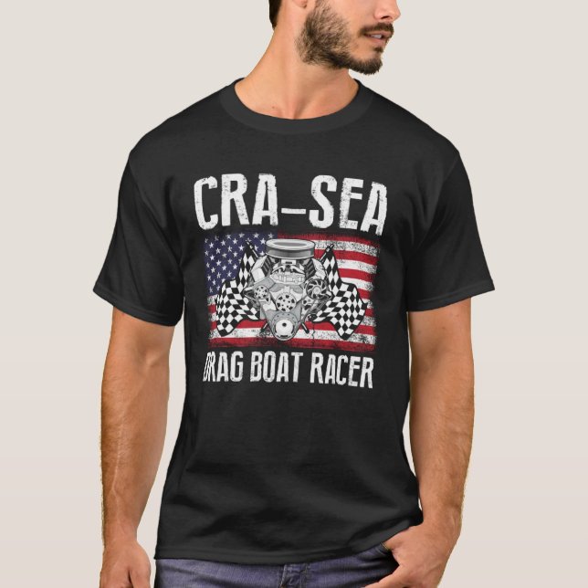 Camiseta Drag Boat Driver Quote for Speedboat Racing and Dr (Frente)