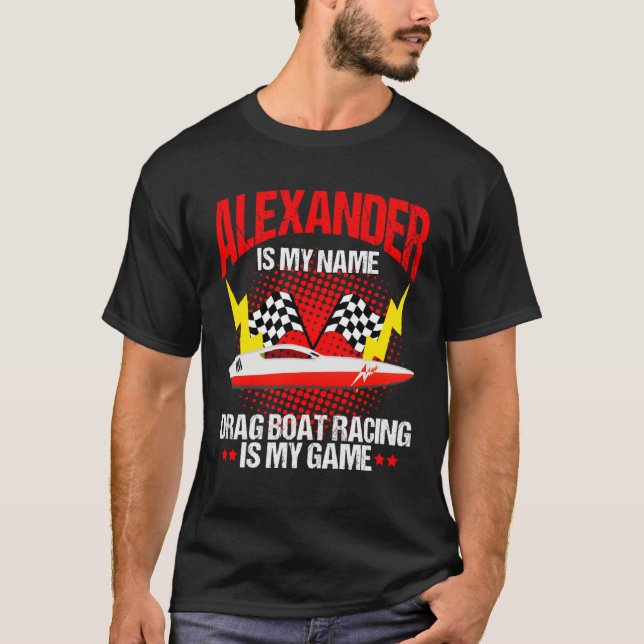 Camiseta Drag Boat Race for Drag Boat and Drag Boat Driver  (Frente)