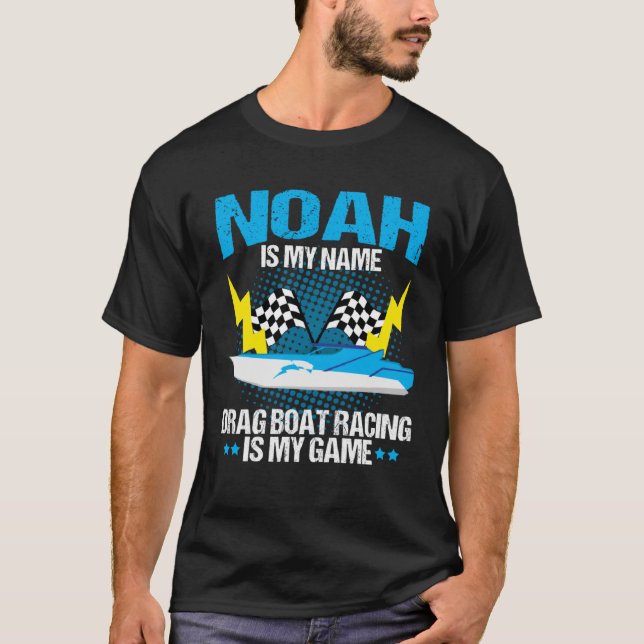 Camiseta Drag Boat Race for Drag Boat and Drag Boat Driver  (Frente)