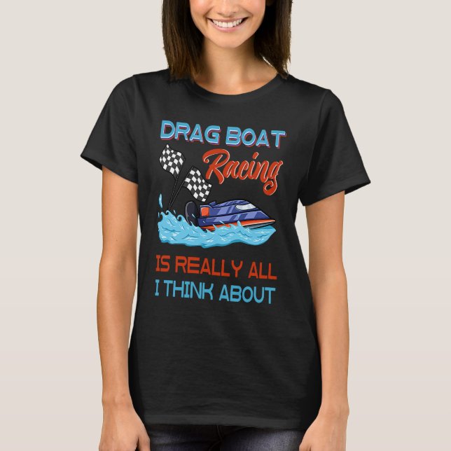 Camiseta Drag Boat Racing RC Model Boating Driver  3 (Frente)
