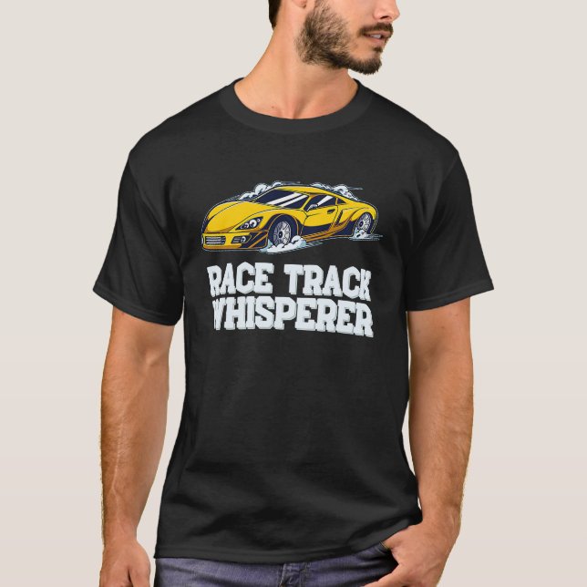 Camiseta Drag Racing Drifting And Drag Racer  Heartbeat (Frente)