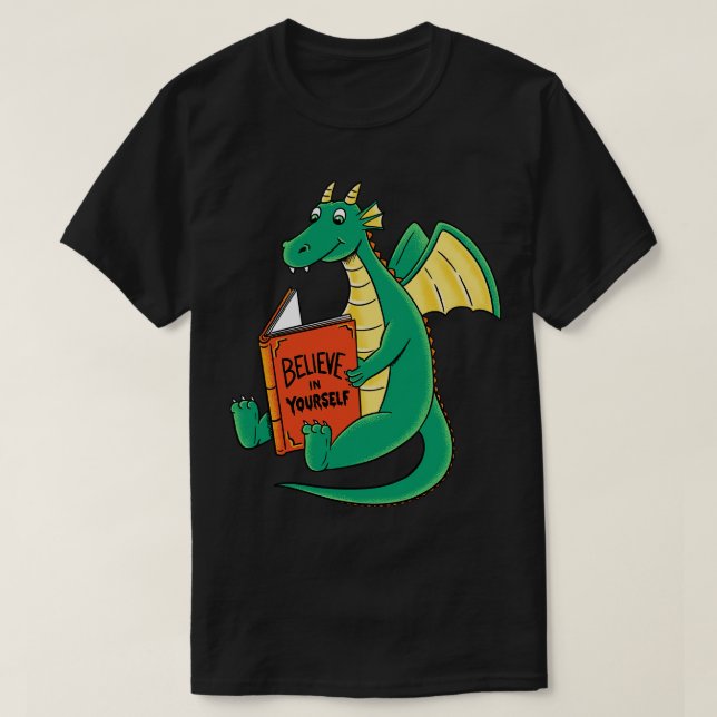 Camiseta Dragão acredita no seu (Frente do Design)