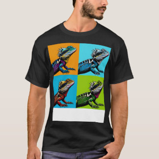 Camiseta Dragão-Água Australiano Arte Legal Lizard
