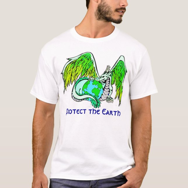 Camiseta Dragão ambiental (Frente)
