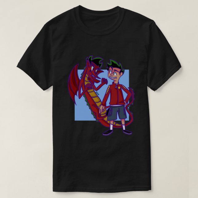 Camiseta Dragão Americano Jake Long .png (Frente do Design)