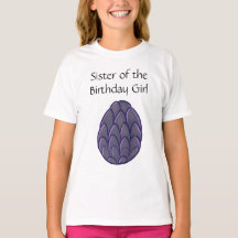 Dragão Aniversário Irmã T-Shirt