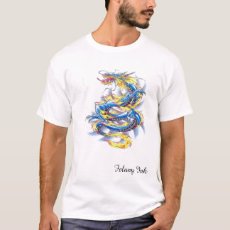 Camiseta Dragão azul