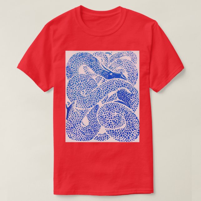 Camiseta Dragão Azul (Frente do Design)