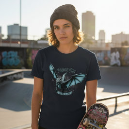 Camiseta Dragão Azul Épico - Ressurgindo das Cinzas Fantasi