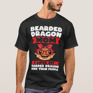 Camiseta dragão barbeado mãe eu amo meu lagarto dragão barb