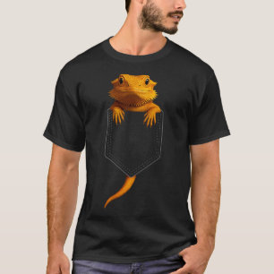 Camiseta Dragão Barbudo Cket Exótico Lindo Lagarto Réptil P