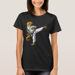 Camiseta Dragão Barbudo Karatê Ninja Reptil Lagarto