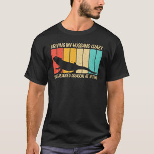 Camiseta Dragão Barbudo Legal Para Mulheres Mãe Réptil Laga