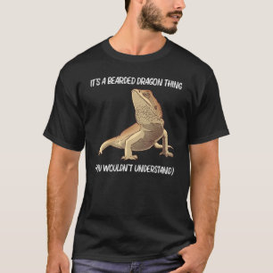 Camiseta Dragão Barbudo Para Homens Mulheres Lagarto Herpet