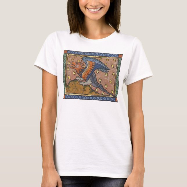 Camiseta Dragão Bestiário Medieval c. 1270 (Frente)