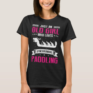 Camiseta Dragão Boat Paddling Desgin para Corrida de Barcos