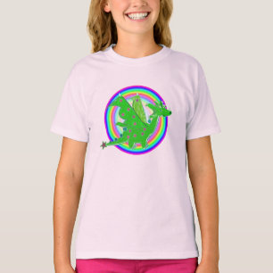 Camiseta Dragão bonito dos desenhos animados