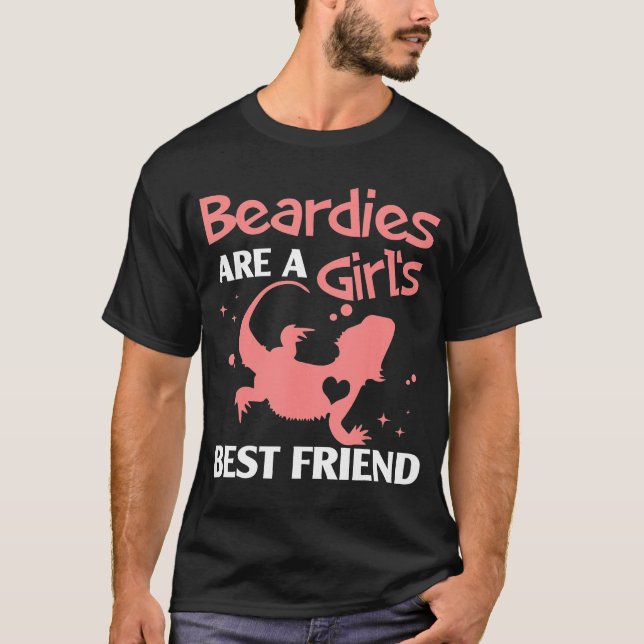 Camiseta Dragão-bravo Lizard Réptil Mãe Mulher (Frente)