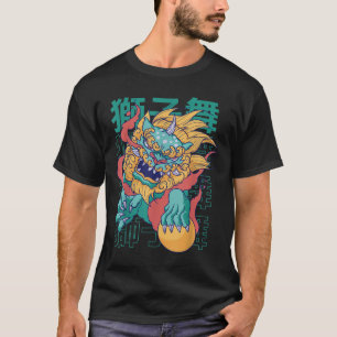 Camiseta Dragão Cachorro Chinês Tatuagem Mitologia Cultura
