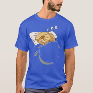 Camiseta Dragão-Caranguejo Dormindo Dormindo Dormir Sumbido