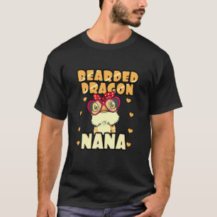 Camiseta Dragão Carbusto Nana Pogona Réptil Nana Mães Da