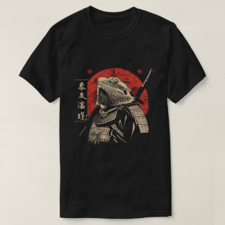 Camiseta Dragão cardeado como Samurai Japonês