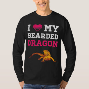 Camiseta Dragão Carinado Eu Amo Minhas Homens Dragões Carin