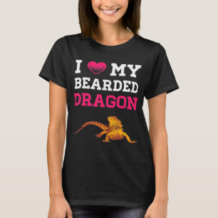 Camiseta Dragão Carinado Eu Amo Minhas Homens Dragões Carin