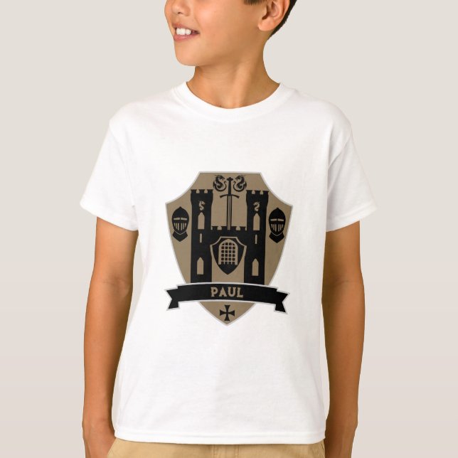 Camiseta Dragão Cavaleiro Medieval (Frente)