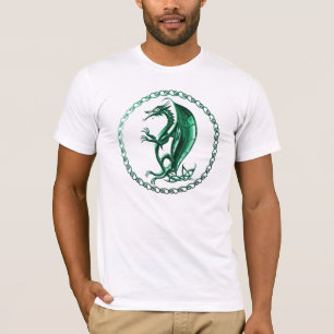 Camiseta Dragão celta verde