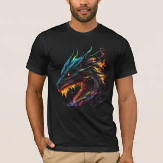 Camiseta Dragão-Chama Dragão-Chama Gráfico