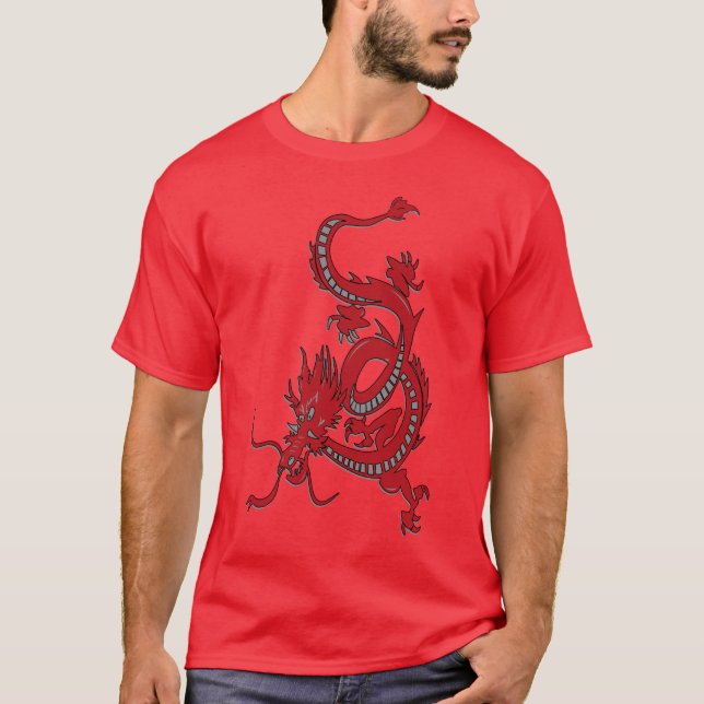 Camiseta Dragão chinês - Ano do Dragão (Frente)