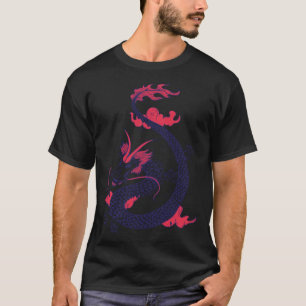 Camiseta Dragão chinês estético