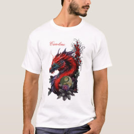 Camiseta Dragão chinês maravilhoso