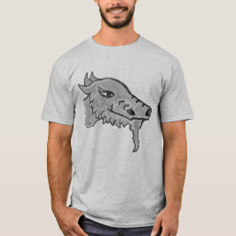 Camiseta Dragão Cinza Antigo