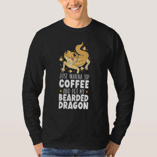 Camiseta Dragão com barba de répteis