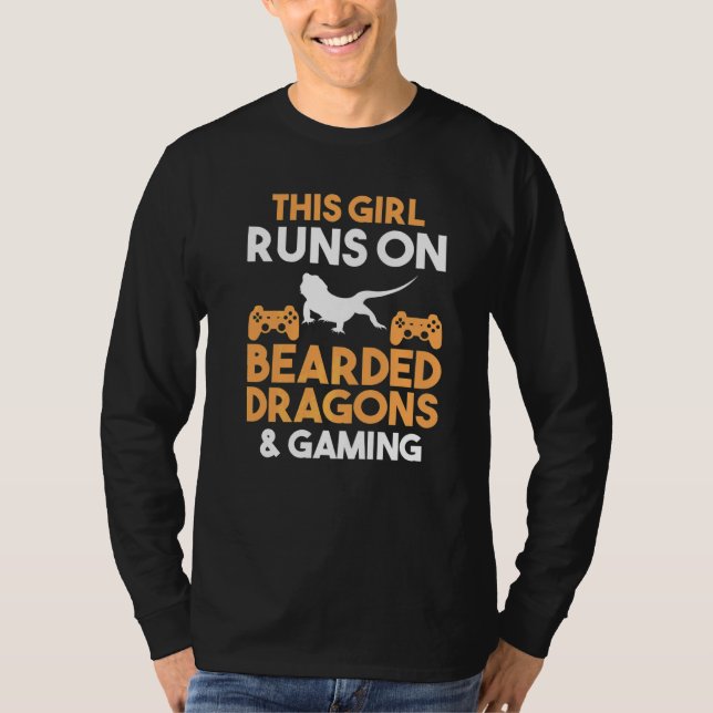 Camiseta Dragão com barba para jogadores (Frente)