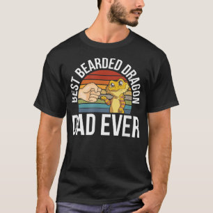 Camiseta Dragão com melhor barba Pai de dragão já barrado 