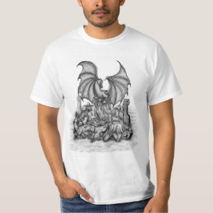 Camiseta Dragão com Zombie