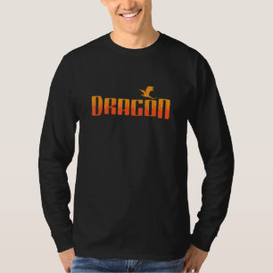 Camiseta Dragão Criatura Mitológica Dragão Conto de Fadas F