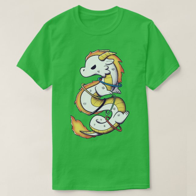 Camiseta Dragão da Chama de olimpiadas (Frente do Design)